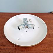 Large frosted glass ceiling light (diam 45cm), Doria, 1970
