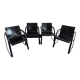 Thonet S320 black chairs