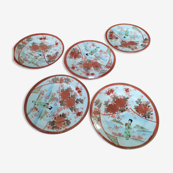 Set de 5 assiettes