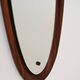 Scandinavian rosewood mirror, 1960s
