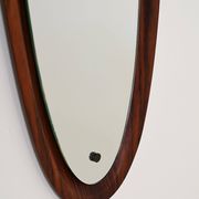 Miroir en palissandre scandinave, années 1960