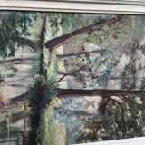 Rare antique double-sided painting – oil landscapes