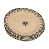 Lot of 5 plates Boulogne Iron Earth
