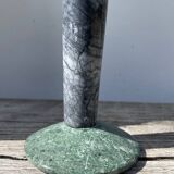 Postmodernist Milano marble candle holder