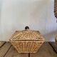 Straw box with lid