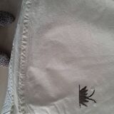 Round embroidered tablecloth