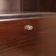 Vintage 60's highboard sideboard in wooden mangiarotti design for molteni