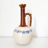 Vase, cruche Saint Uze en faïence "terre d'acier"