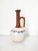 Vase, cruche Saint Uze en faïence "terre d'acier"