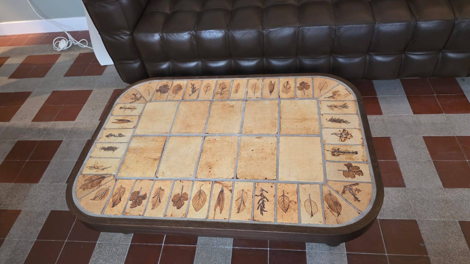 Table basse Roger Capron "Herbiers"