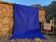 Tapis berbère bleu en laine 200cmx300cm
