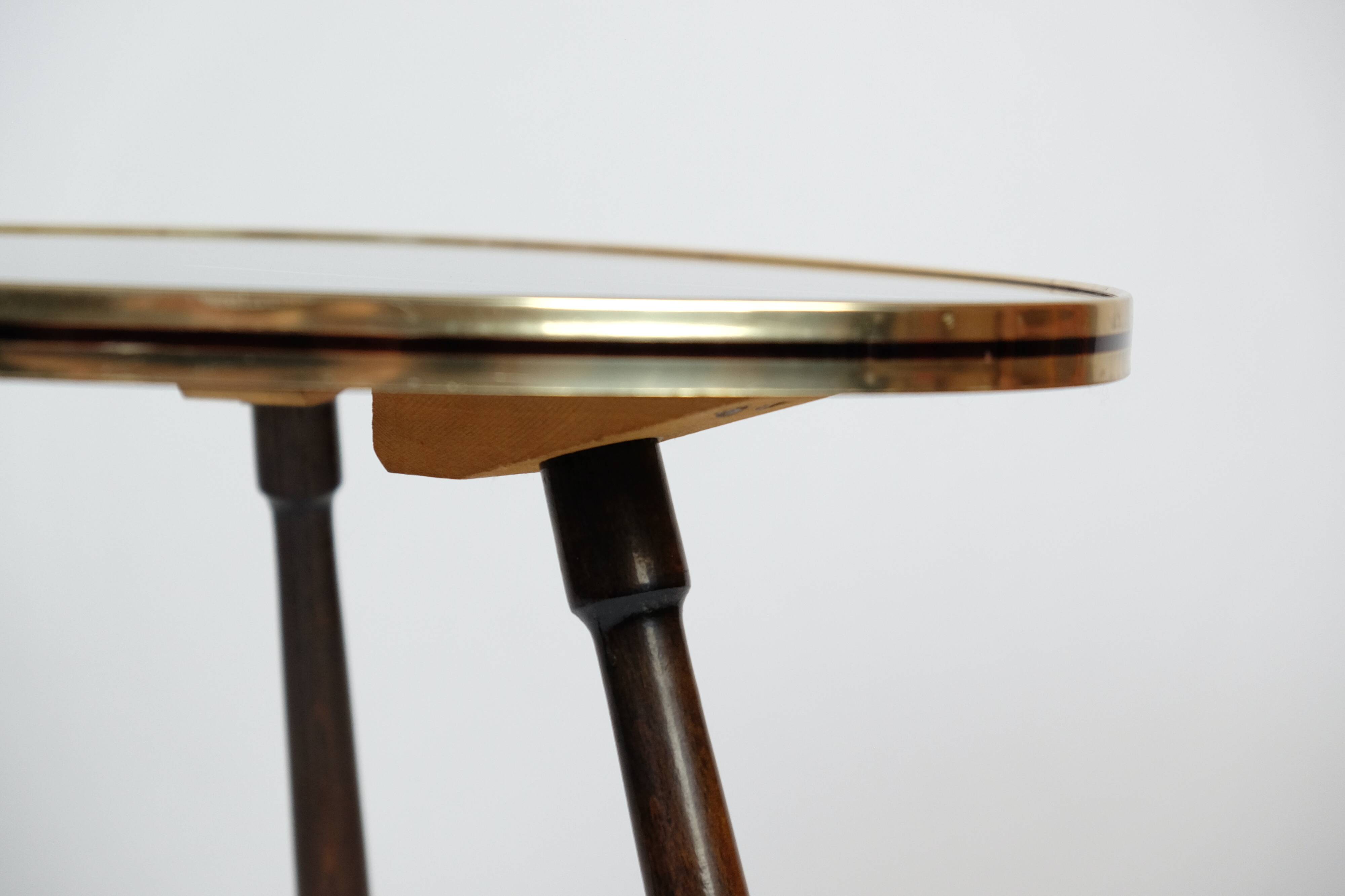 Vintage coffee table 50er glas midcentury