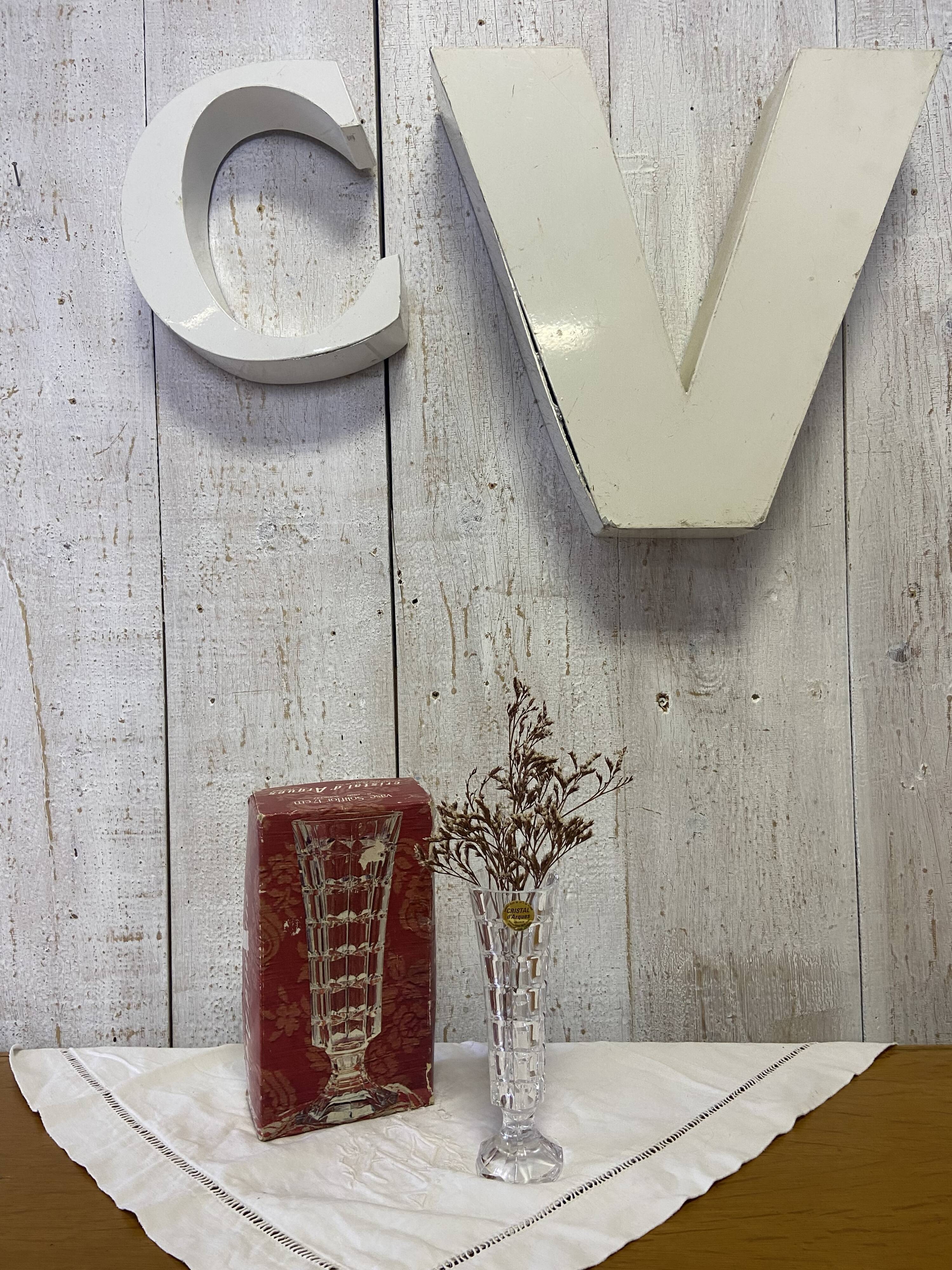 Crystal vase from Arques