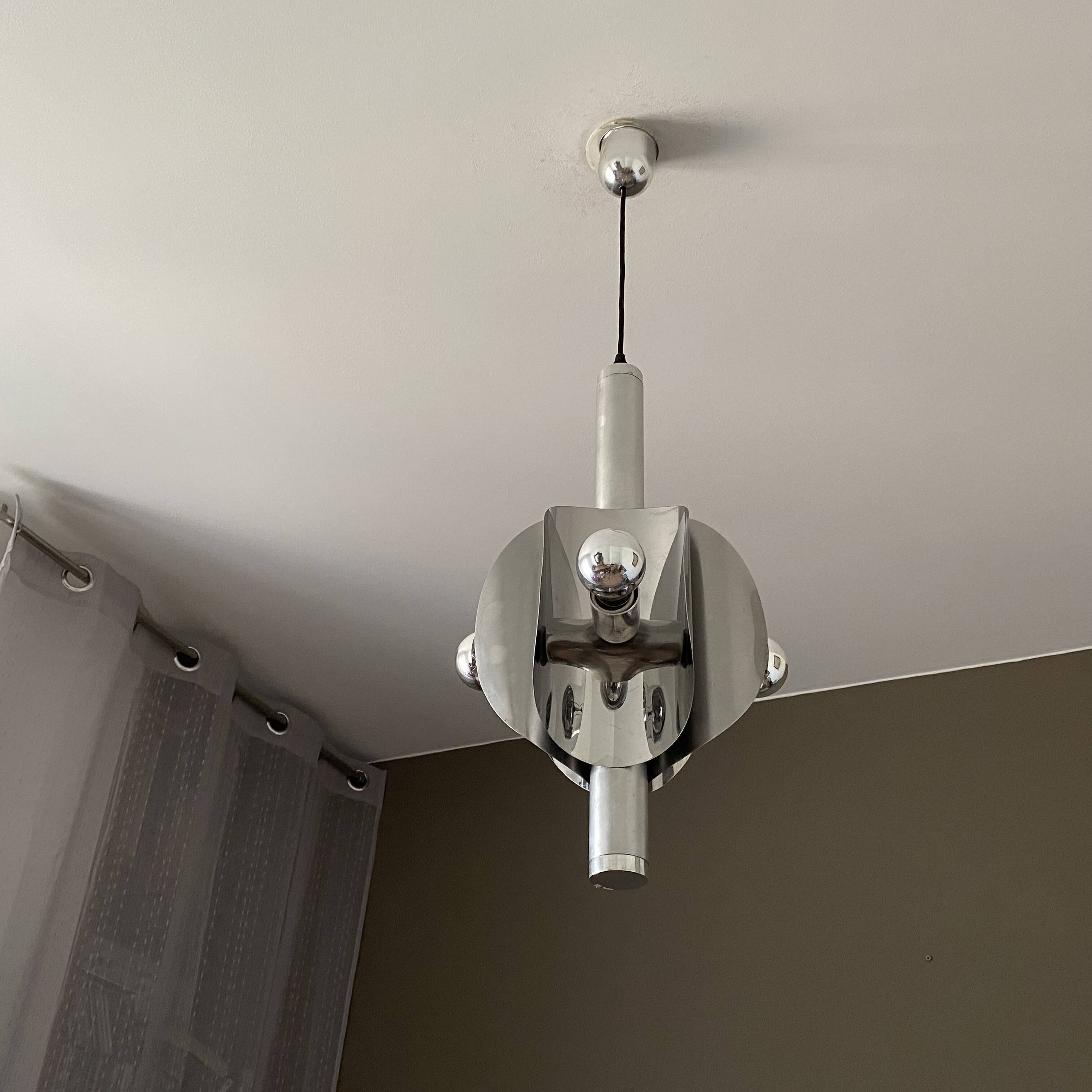 Suspension Sputnik Oxar. 1970. Space age.