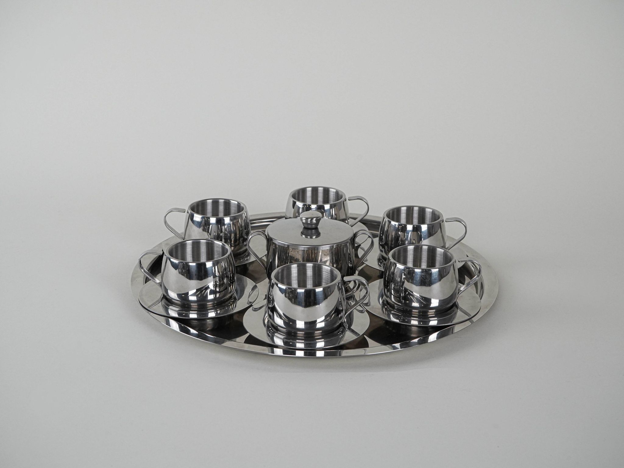 Coffee set, Italian design, 1980s, manufactured in Italy