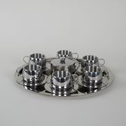 Coffee set, Italian design, 1980s, manufactured in Italy