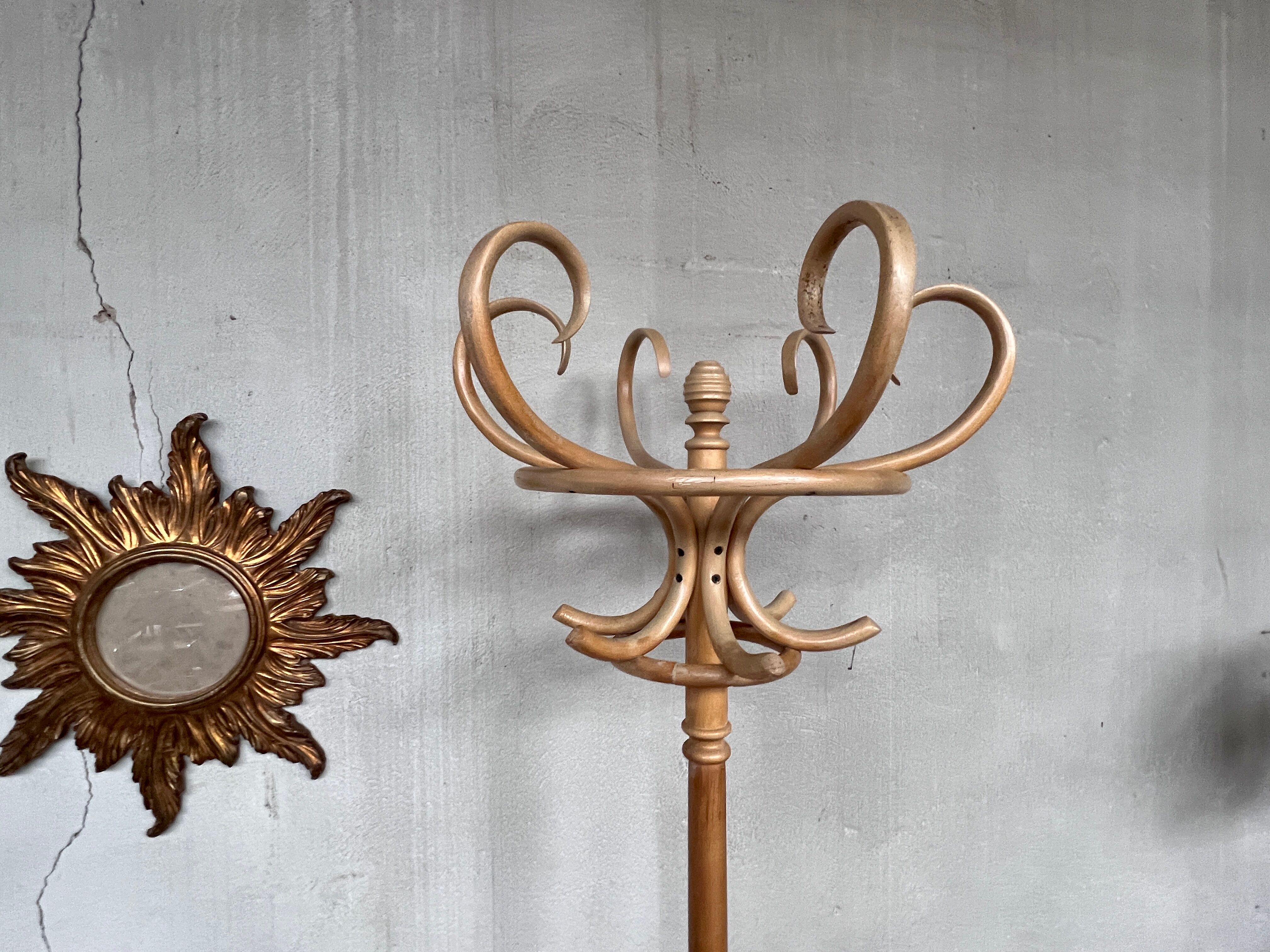 Porte chapeau porte manteau bistrot perroquet vintage rétro