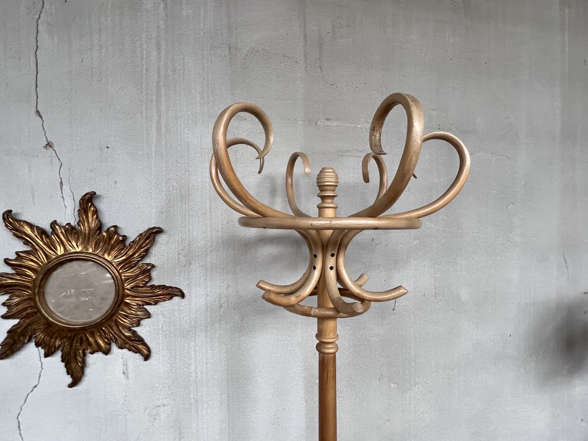 Hat rack coat rack bistro parrot vintage retro