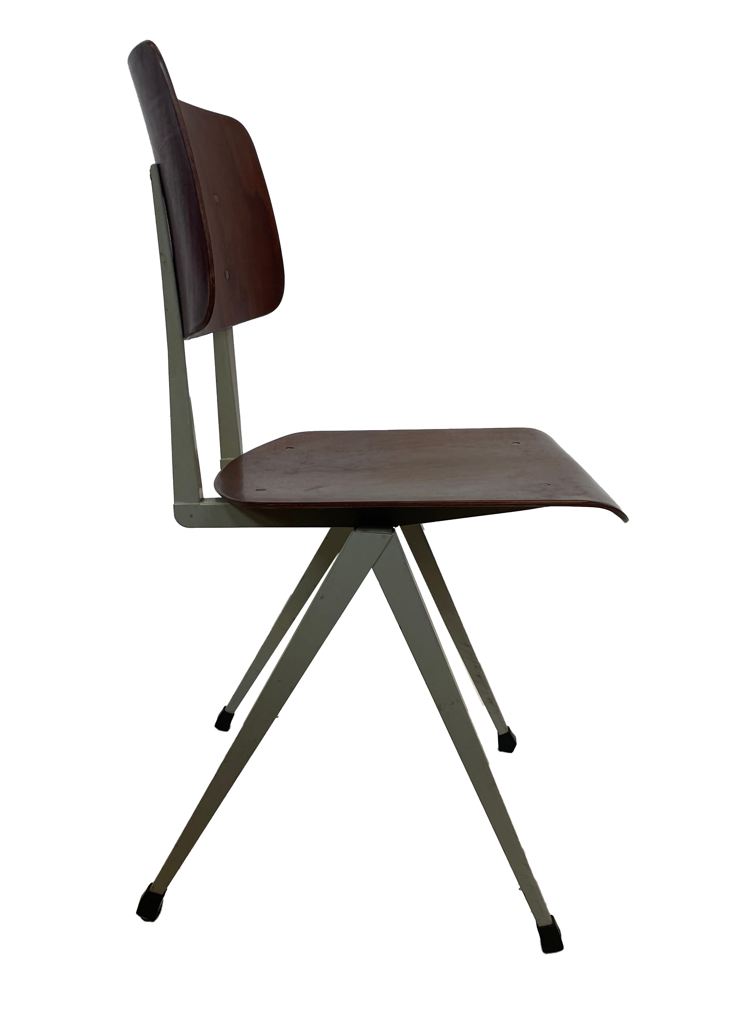Industrial chair Galvanitas S16 Pagholz Netherlands 60's Design