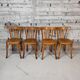 Lot de 8 chaises bistrot