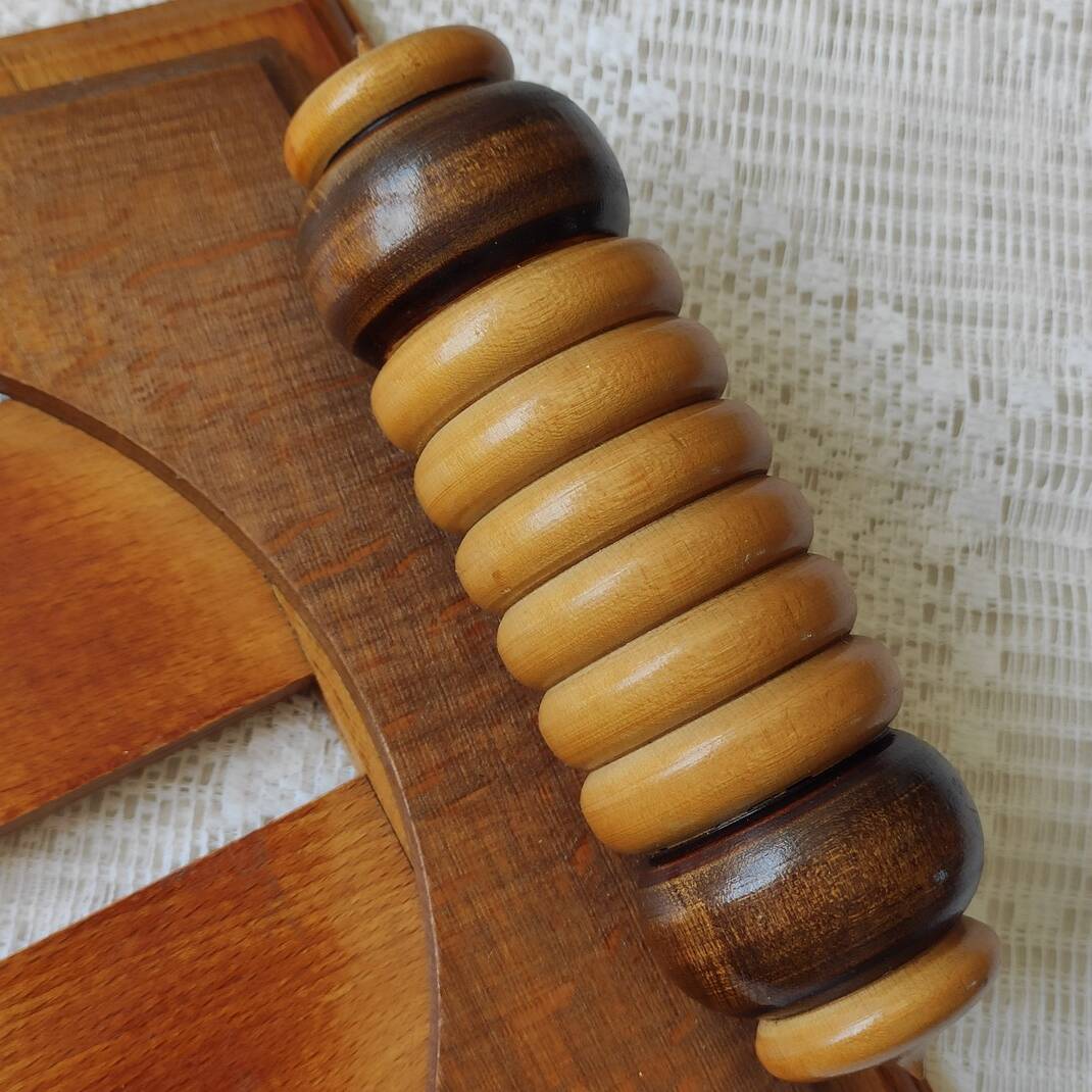 Art deco wooden tray