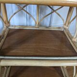 Rattan shelf