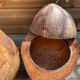 Pair of coconut ice buckets