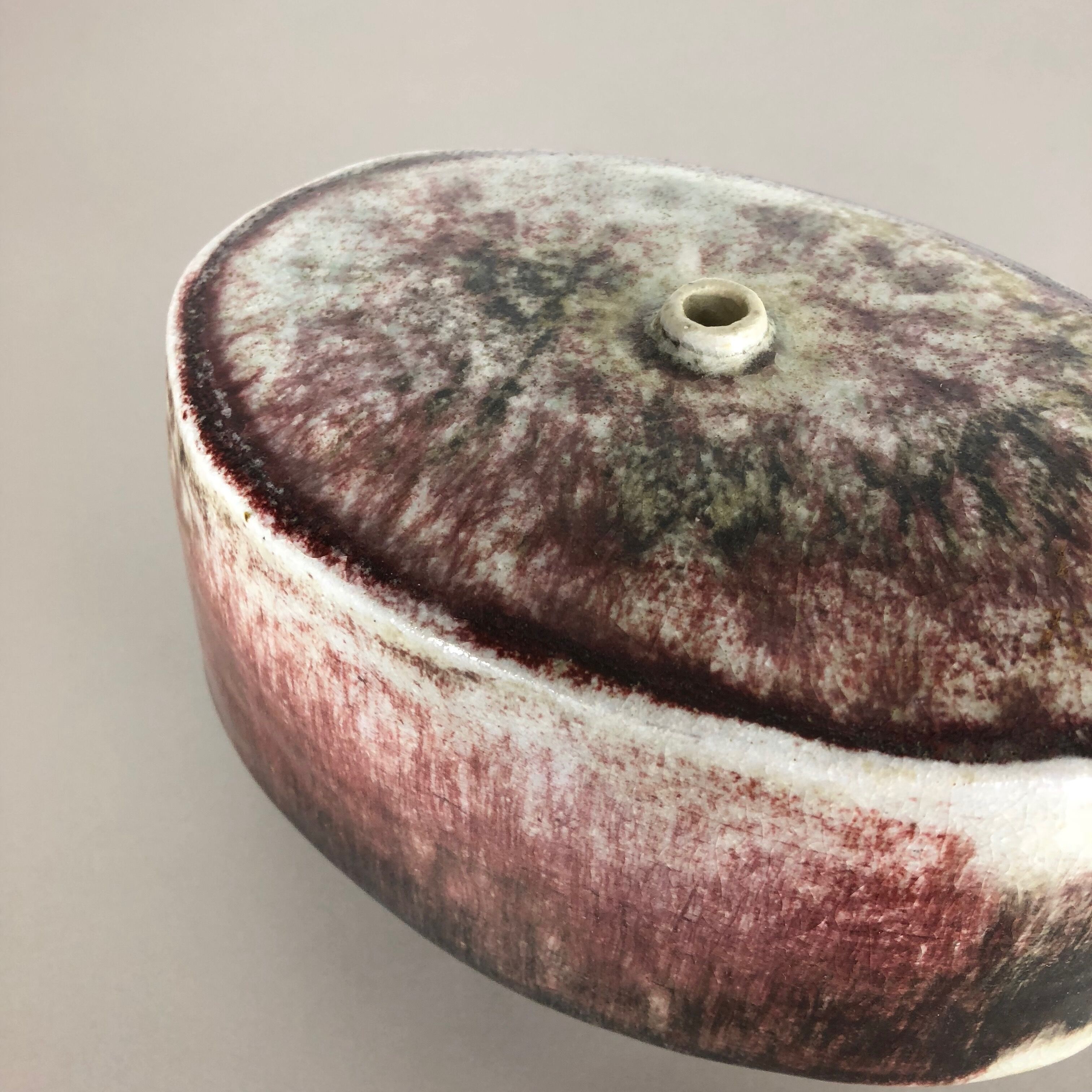 Ceramic Studio Pottery Vase by Bruno and Ingeborg Asshoff, Germany, 1960s