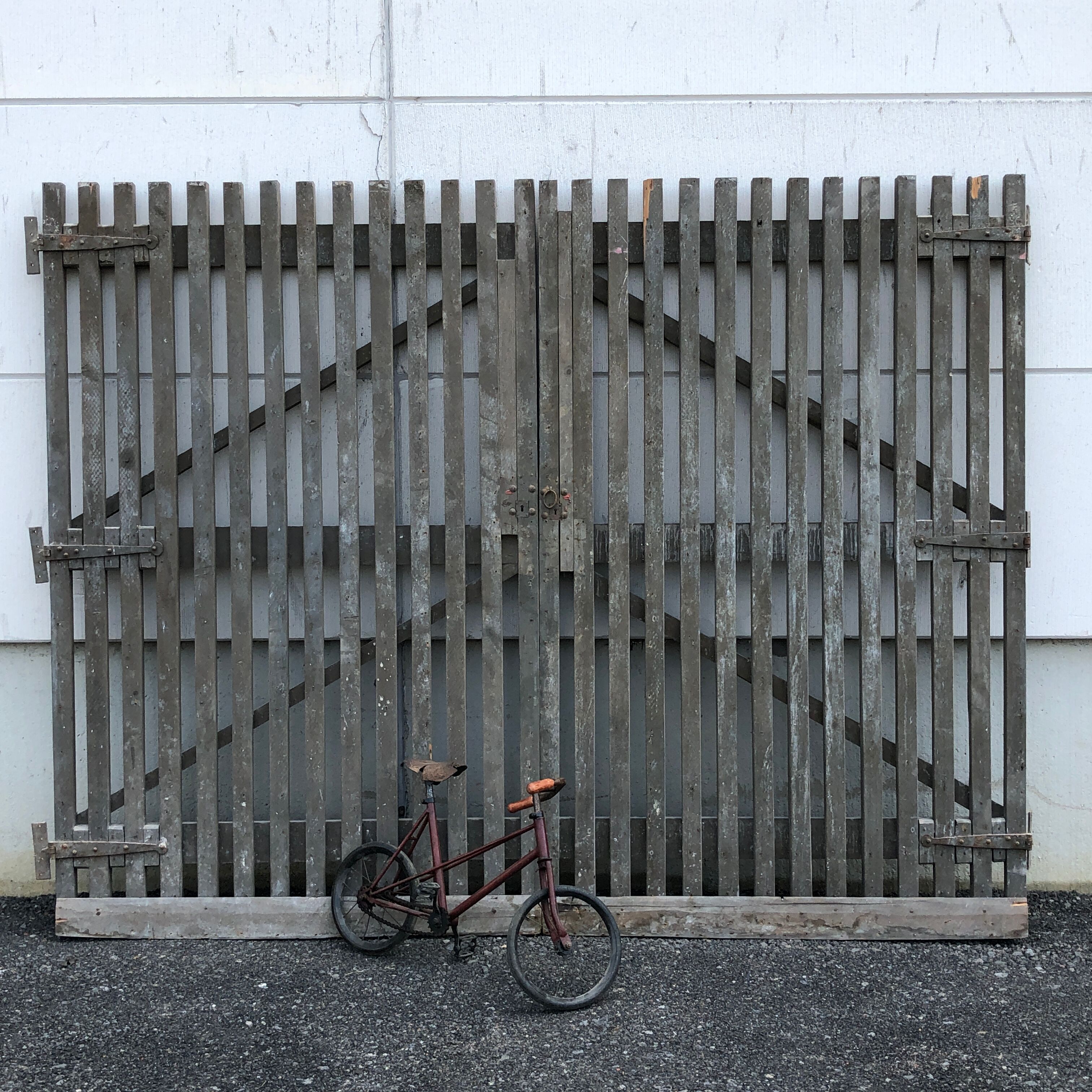 Pair of wooden doors