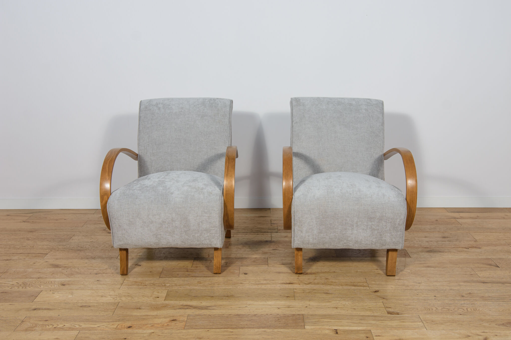 Model 410 armchairs by Jindřich Halabala for Up Závody, 1930s, set of 2
