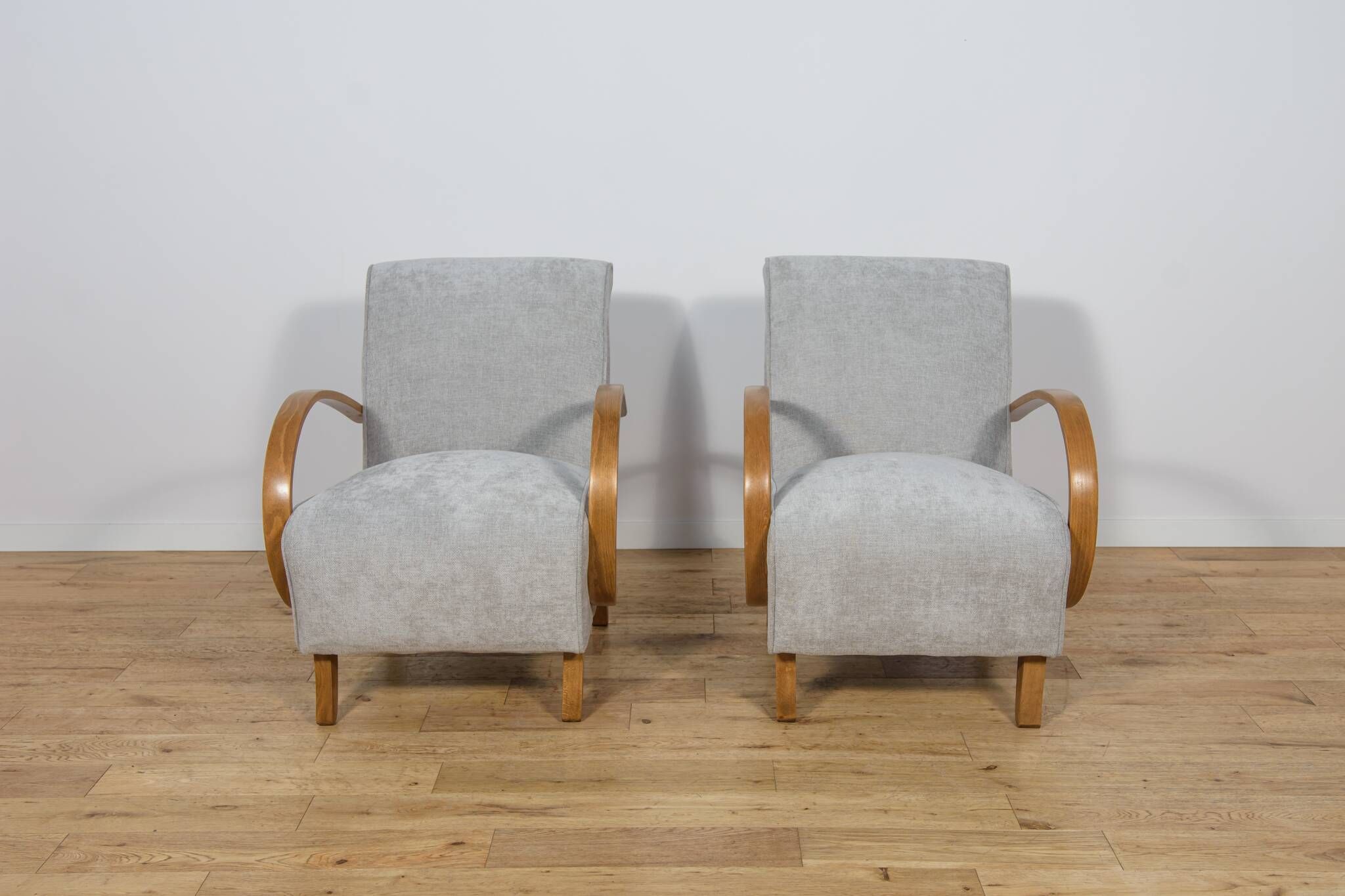 Model 410 armchairs by Jindřich Halabala for Up Závody, 1930s, set of 2
