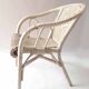 Fauteuil rotin enfant blanc