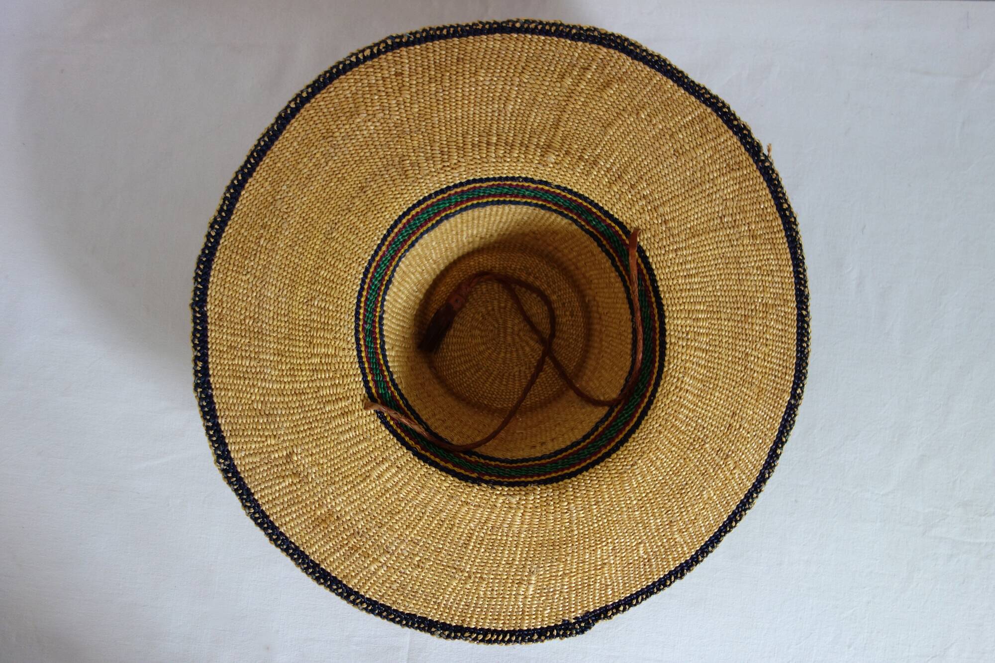 Vintage straw hat from Ghana