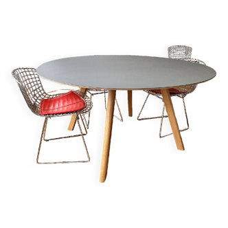 Round table CPH25 ROUND Copenhagen design Bouroullec brand HAY 140cm