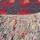 Carpet in wool and straw handmade 310 cm x 190 cm