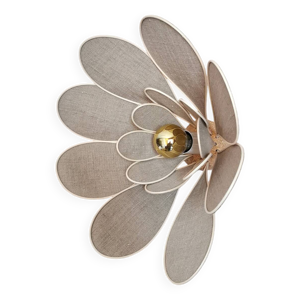 Applique murale fleur - naturel