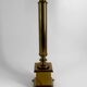Important Tiffany-style lamp, bronze and stained glass – 20th century