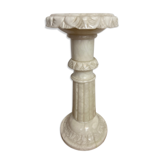 Alabaster side table