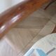 Vintage lot of 2 woven bamboo rattan armchairs - Curved wood - 1980s
