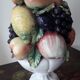 Centerpiece Ceramic fruit pyramid