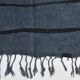 Tapis kilim vintage rayé bleu clair, 174x204 cm