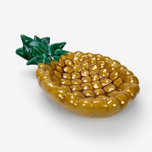 Coupelle ananas en barbotine Vallauris années 60