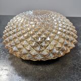 Glass ceiling lamp by Helena Tynell for Limburg vintage 1970