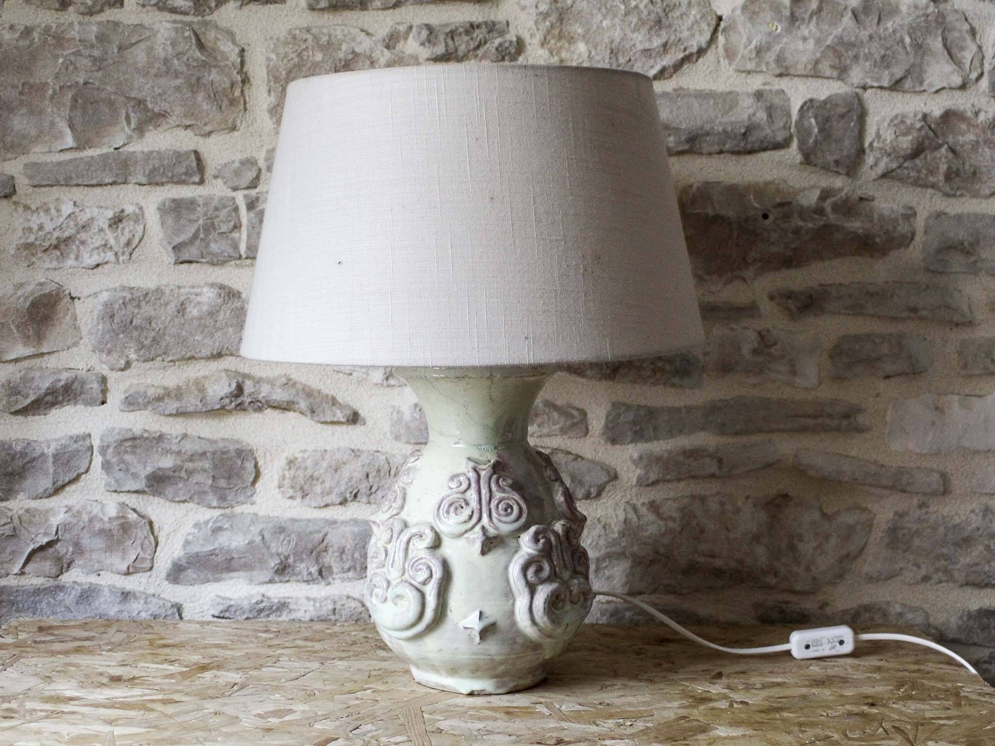 Jean Austruy ceramic lamp base