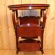 Mahogany Side Table, English, Magazine Holder