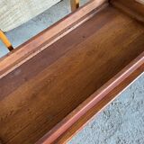 Console table in solid oak 1980