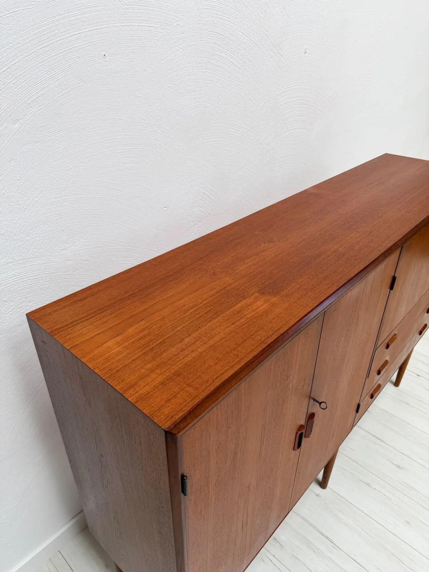 1960s vintage Danish sideboard highboard attributed to Børge Mogensen