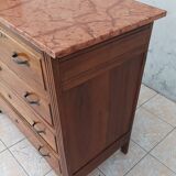 Art Deco walnut commode