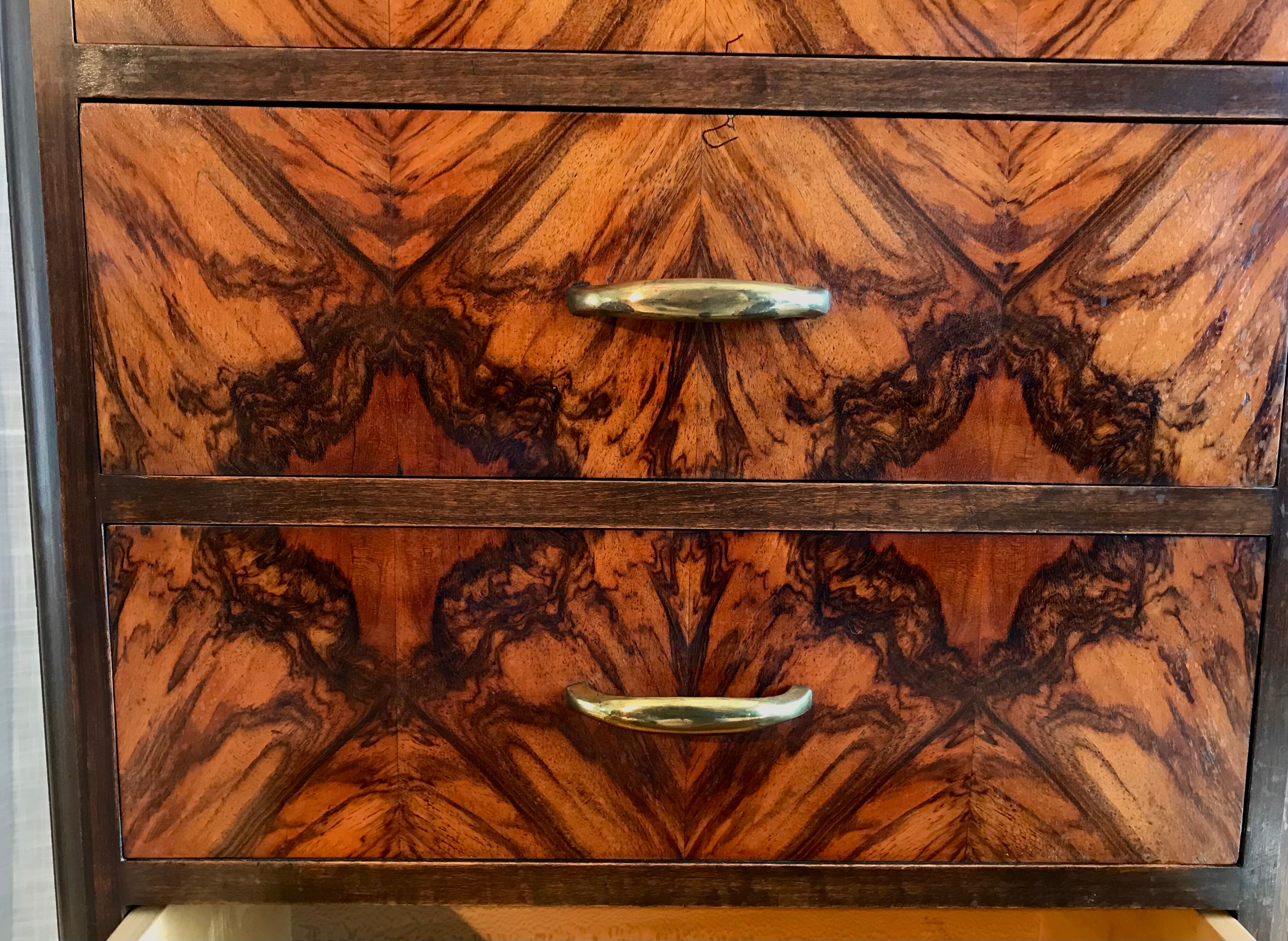 Commode écritoire art déco palissandre