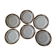 6 assiettes plates porcelaine de Limoges